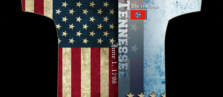 Tennessee - Sublimated State Flag Shirt